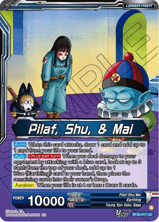 Pilaf, Shu, & Mai // Pilaf, Shu, & Mai, Entrusted Ambitions (BT30-017) [Three Glorious Fighters] | Devastation Store