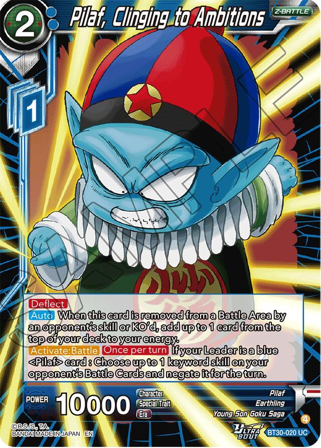 Pilaf, Clinging to Ambitions (BT30-020) [Three Glorious Fighters] | Devastation Store
