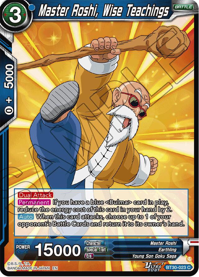 Master Roshi, Wise Teachings (BT30-023) [Three Glorious Fighters] | Devastation Store