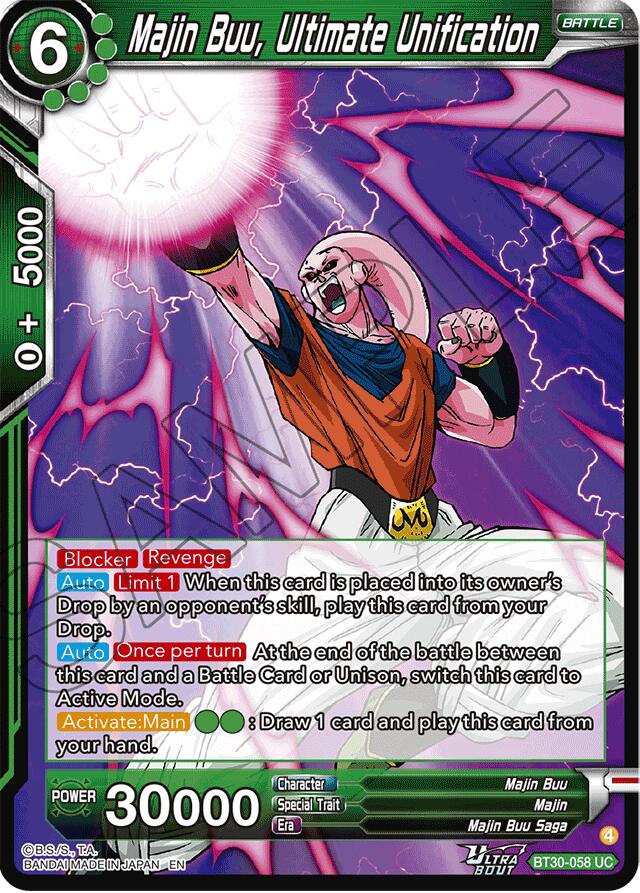 Majin Buu, Ultimate Unification (BT30-058) [Three Glorious Fighters] | Devastation Store