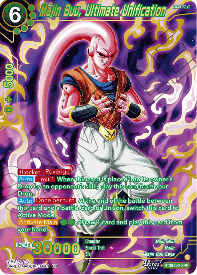 Majin Buu, Ultimate Unification (SPR) (BT30-058) [Three Glorious Fighters] | Devastation Store