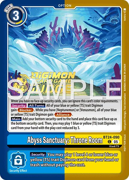 Abyss Sanctuary: Throne Room [BT24-090] (Judge Pack 9) [Time Stranger] | Devastation Store