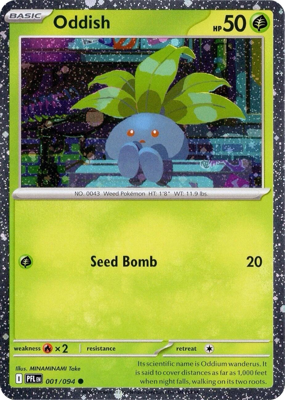 Oddish (001/094) (Cosmos Holo) [Miscellaneous Cards] | Devastation Store