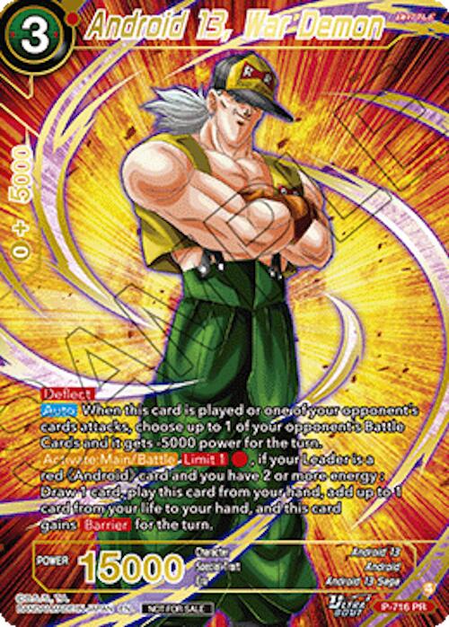 Android 13, War Demon (Gold-Stamped) (P-716) [Promotion Cards] | Devastation Store