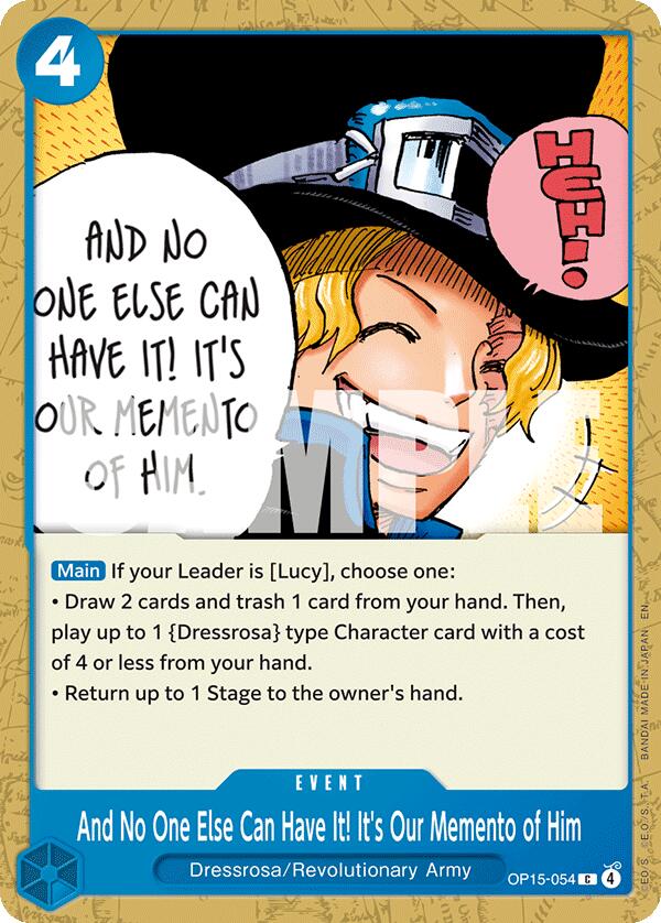 And No One Else Can Have It! It's Our Memento of Him [Adventure on Kami's Island] | Devastation Store