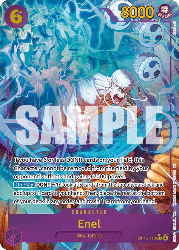 Enel (Alternate Art) [Adventure on Kami's Island] | Devastation Store