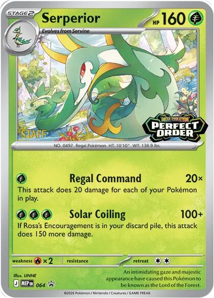 Serperior (064) [Staff] [Mega Evolution Promo] | Devastation Store