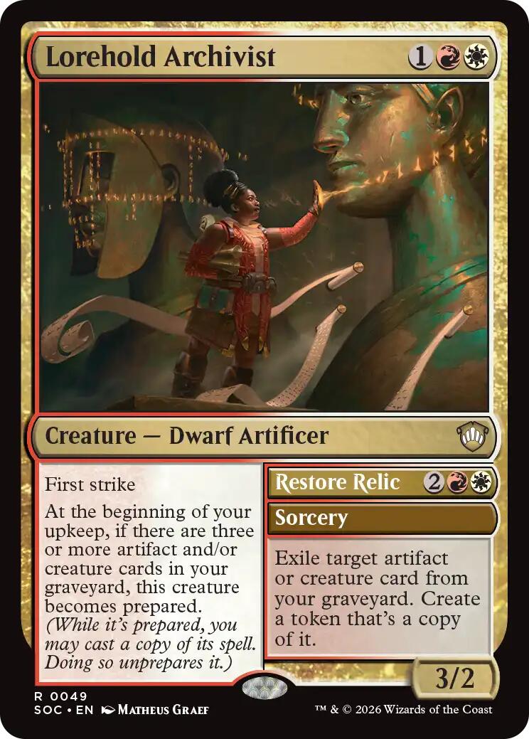 Lorehold Archivist [Secrets of Strixhaven Commander] | Devastation Store