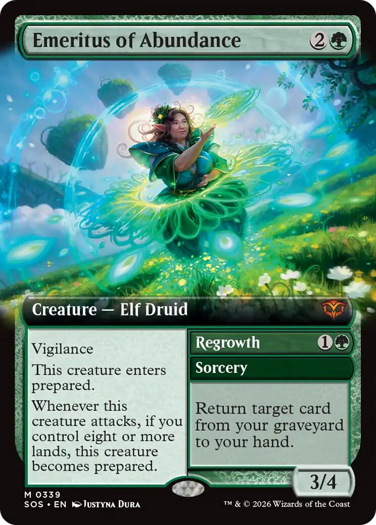 Emeritus of Abundance (Extended Art) [Secrets of Strixhaven] | Devastation Store