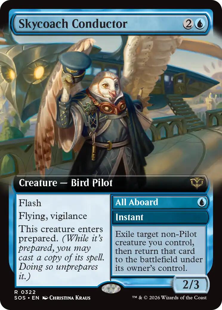 Skycoach Conductor (Extended Art) [Secrets of Strixhaven] | Devastation Store