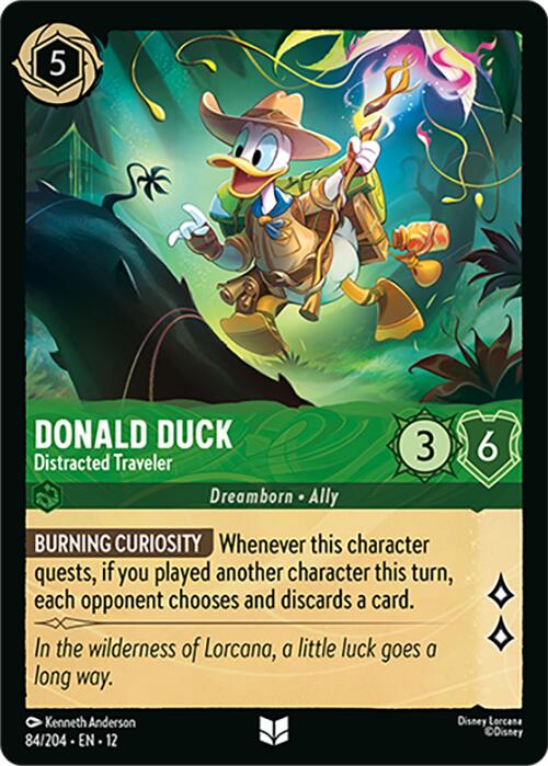 Donald Duck - Distracted Traveler (84/204) [Wilds Unknown] | Devastation Store