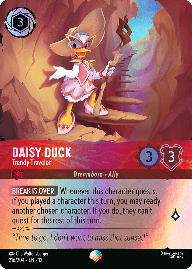 Daisy Duck - Trendy Traveler (Epic) (216/204) [Wilds Unknown] | Devastation Store