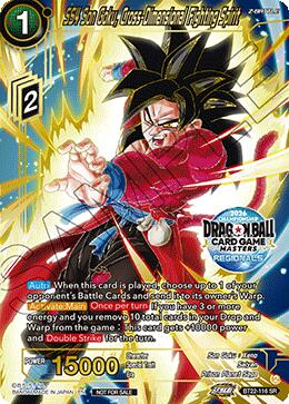 SS4 Son Goku, Cross-Dimensional Fighting Spirit (2026 Championship Regionals Top 16) (BT22-116) [Tournament Promotion Cards] | Devastation Store