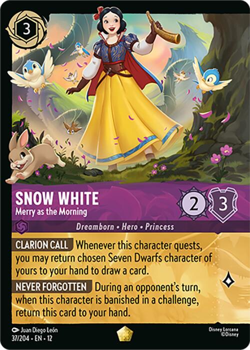 Snow White - Merry as the Morning (Foil) (37/204) [Wilds Unknown] | Devastation Store