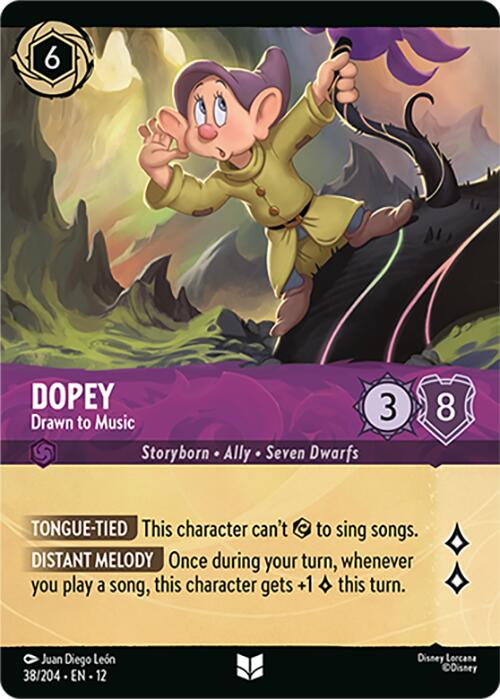 Dopey - Drawn to Music (Foil) (38/204) [Wilds Unknown] | Devastation Store