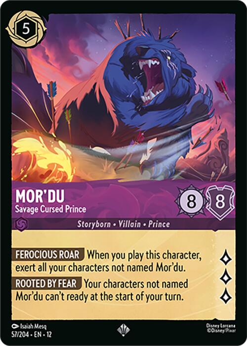 Mor'du - Savage Cursed Prince (57/204) [Wilds Unknown] | Devastation Store