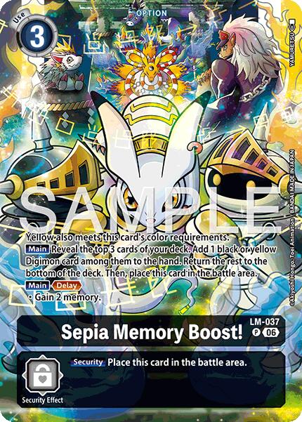 Sepia Memory Boost! [LM-037] (Alternate Art) [Starter Deck: Beatbreak] | Devastation Store