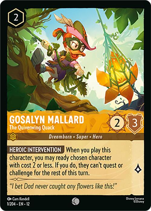Gosalyn Mallard - The Quiverwing Quack (1/204) [Wilds Unknown] | Devastation Store