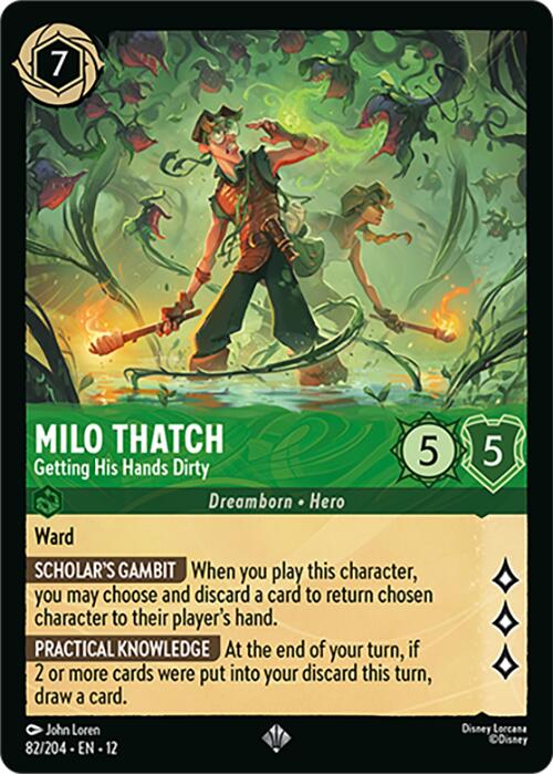 Milo Thatch - Getting His Hands Dirty (82/204) [Wilds Unknown] | Devastation Store