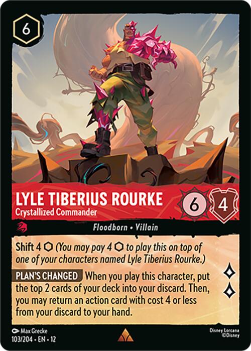 Lyle Tiberius Rourke - Crystallized Commander (103/204) [Wilds Unknown] | Devastation Store