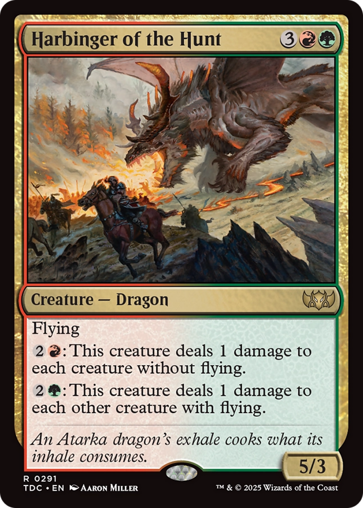 Harbinger of the Hunt [Tarkir: Dragonstorm Commander] | Devastation Store