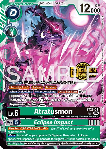 Atratusmon // Eclipse Impact [ST23-09] (Welcome Tamers Pack Vol.2) [Starter Deck: Beatbreak Release Event Cards] | Devastation Store