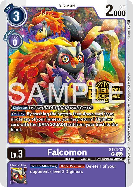 Falcomon [ST24-12] (Welcome Tamers Pack Vol.2) [Starter Deck: Data Squad] | Devastation Store
