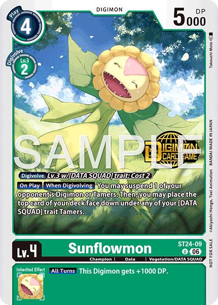 Sunflowmon [ST24-09] (Welcome Tamers Pack Vol.2) [Starter Deck: Data Squad] | Devastation Store