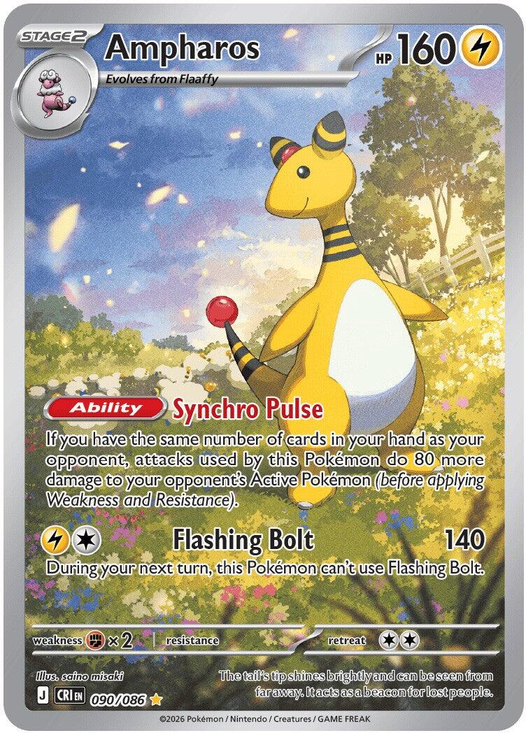 Ampharos (090/086) [Mega Evolution: Chaos Rising] | Devastation Store