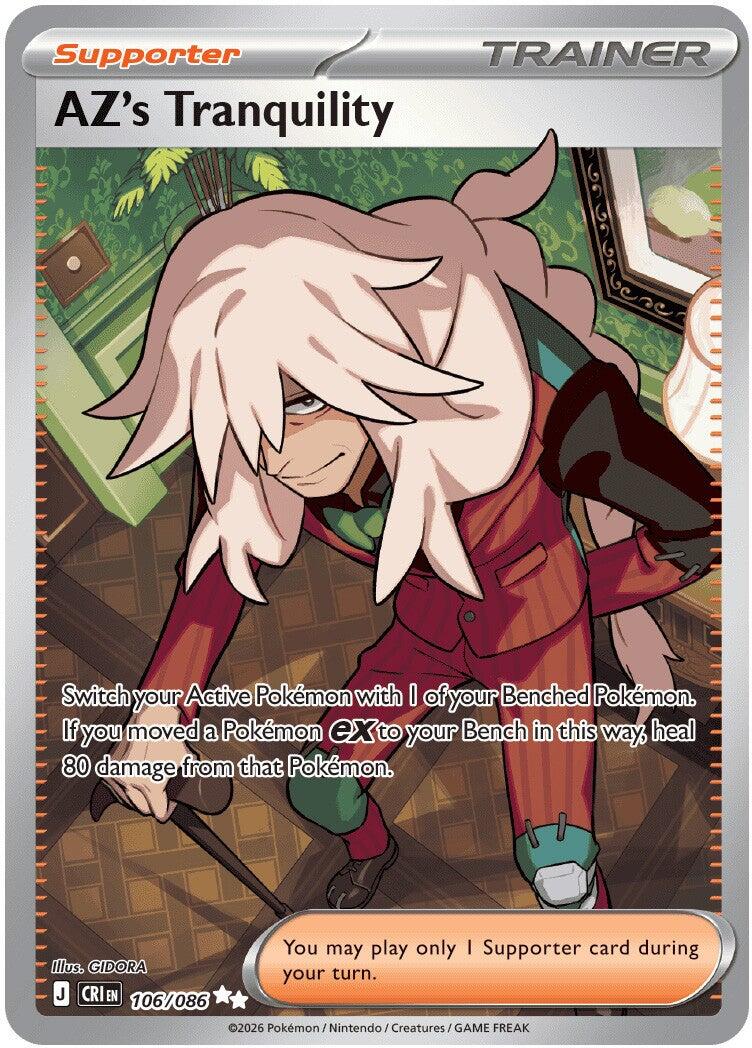 AZ's Tranquility (106/086) [Mega Evolution: Chaos Rising] | Devastation Store