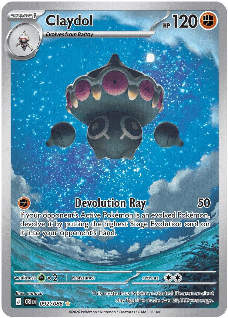 Claydol (092/086) [Mega Evolution: Chaos Rising] | Devastation Store