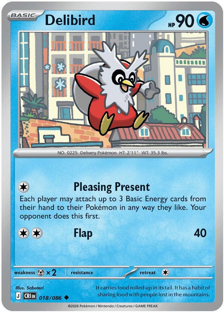 Delibird (018/086) [Mega Evolution: Chaos Rising] | Devastation Store