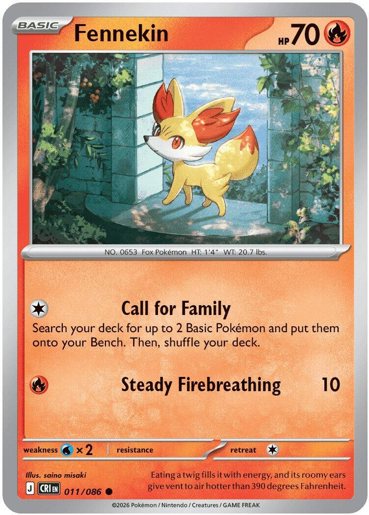 Fennekin (011/086) [Mega Evolution: Chaos Rising] | Devastation Store