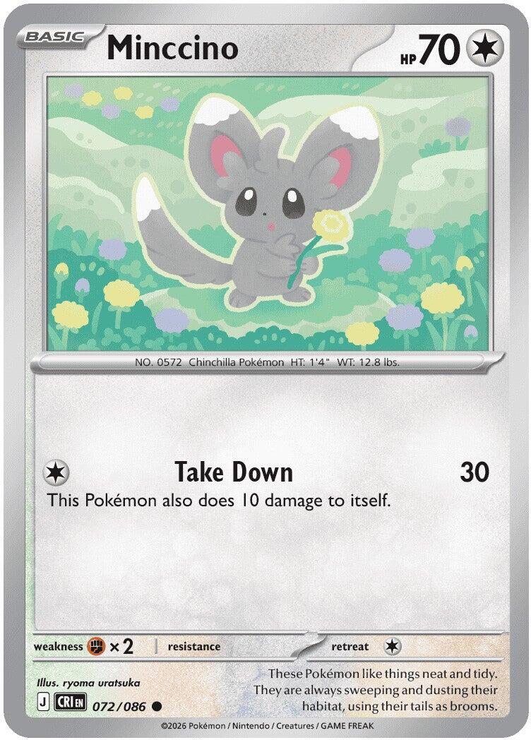 Minccino (072/086) [Mega Evolution: Chaos Rising] | Devastation Store