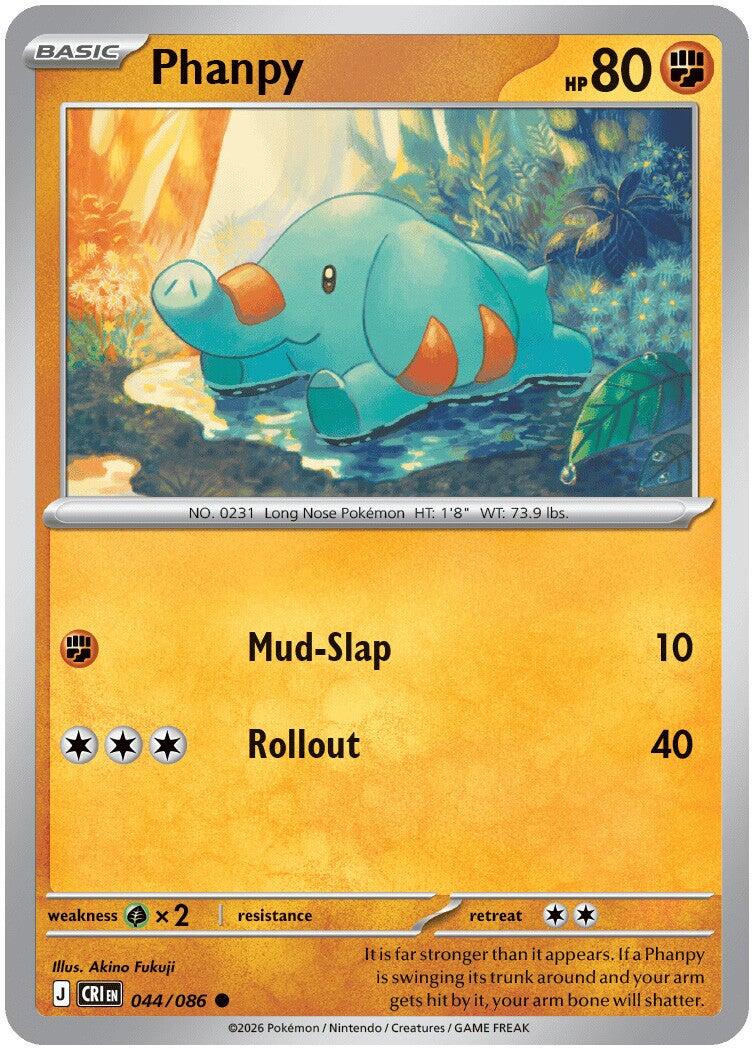Phanpy (044/086) [Mega Evolution: Chaos Rising] | Devastation Store