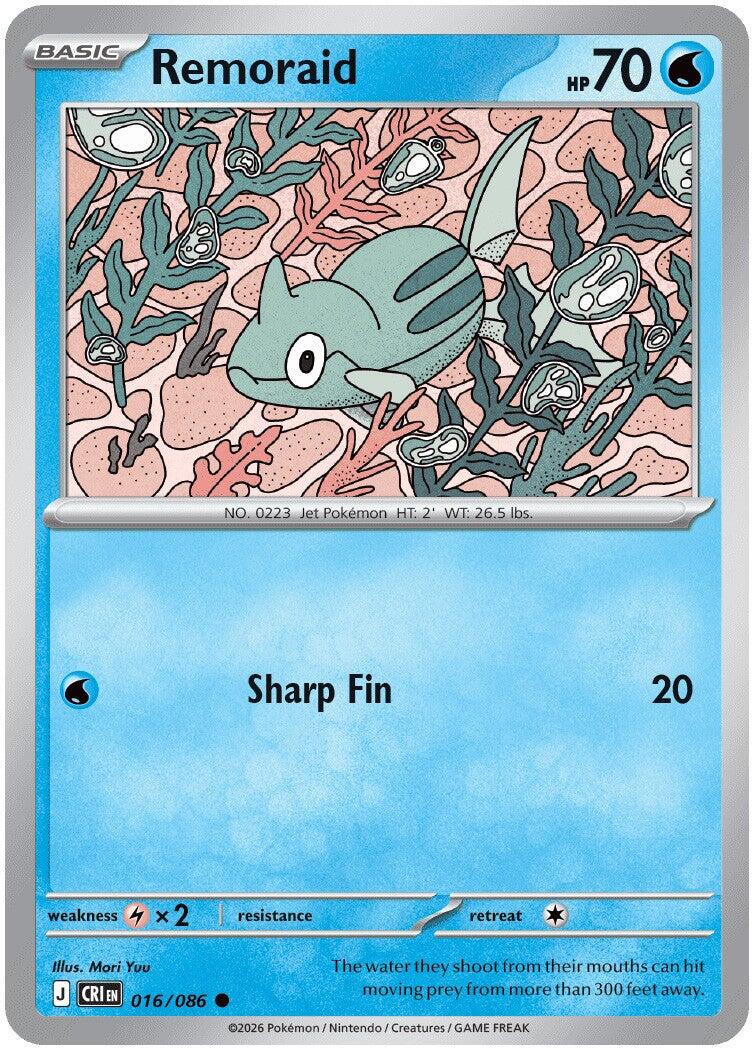 Remoraid (016/086) [Mega Evolution: Chaos Rising] | Devastation Store