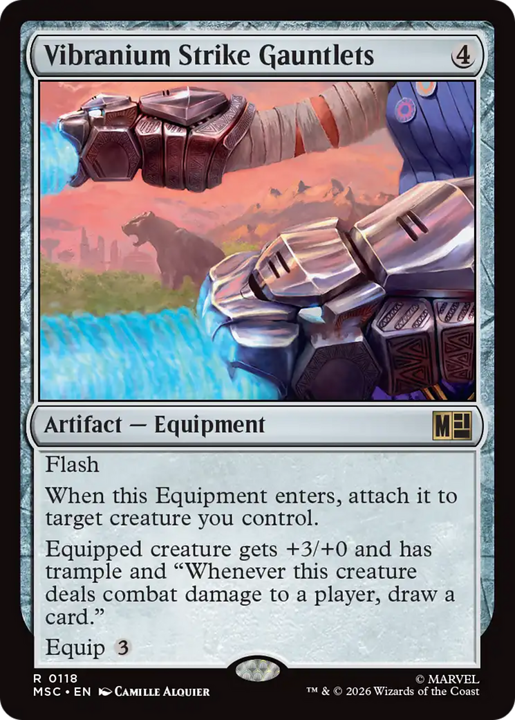Vibranium Strike Gauntlets (Surge Foil) [Marvel Super Heroes Commander] | Devastation Store