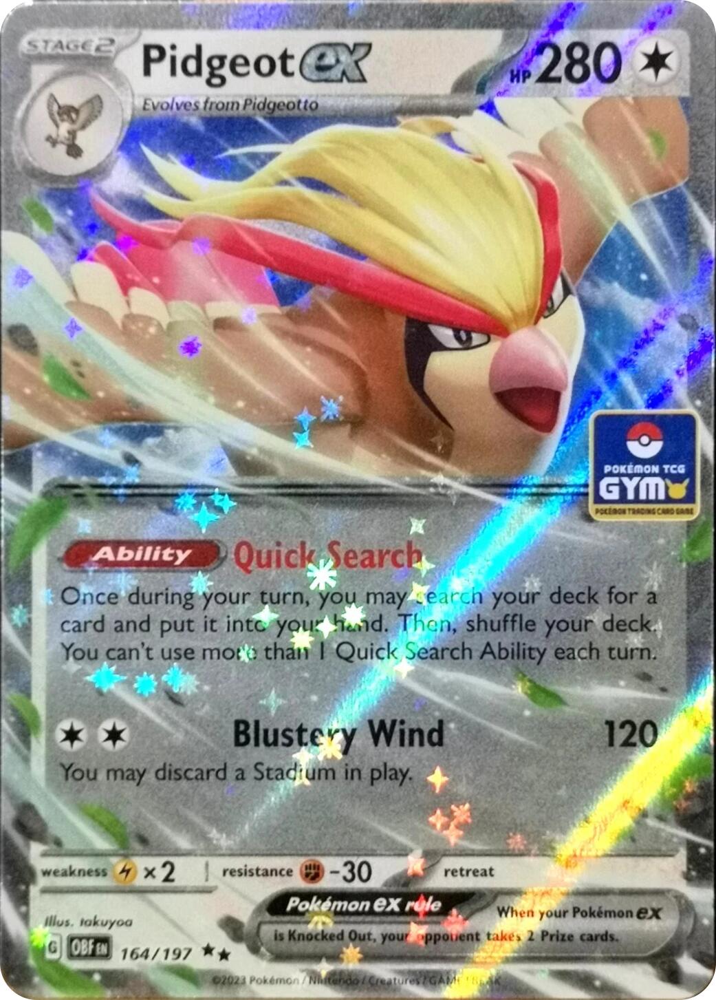 Pidgeot ex (164/197) [Miscellaneous Cards] | Devastation Store