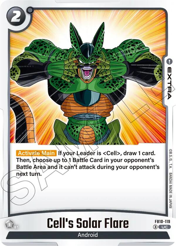 Cell's Solar Flare [Cross Force] | Devastation Store