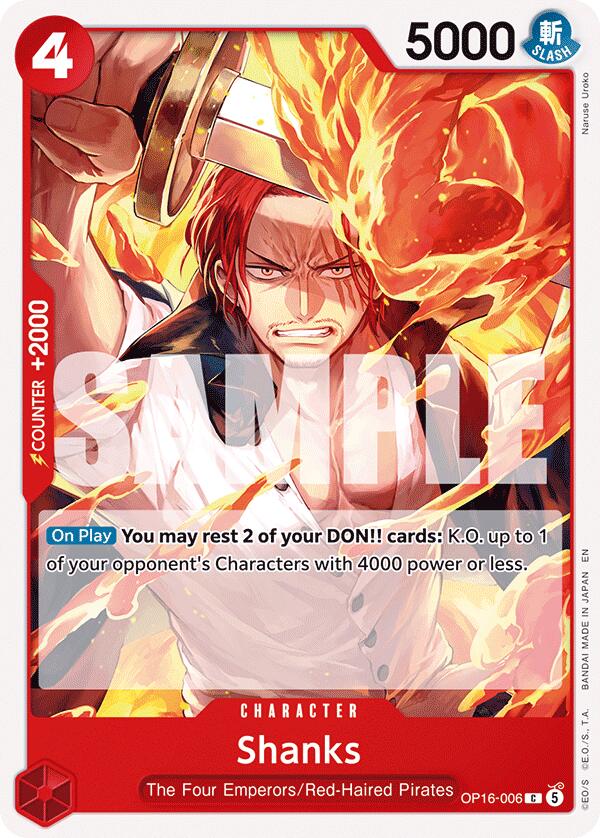Shanks [The Time of Battle] | Devastation Store