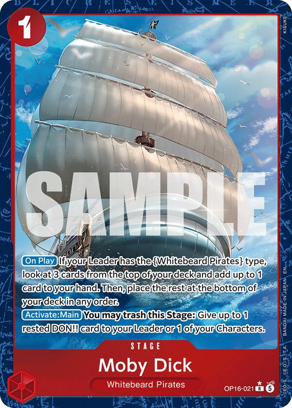 Moby Dick (Alternate Art) [The Time of Battle] | Devastation Store