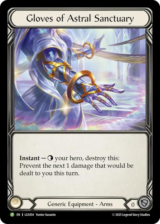 Gloves Of Astral Sanctuary [LGS454] (Promo)  Cold Foil | Devastation Store