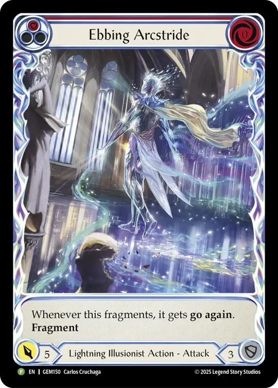 Ebbing Arcstride (Red) [GEM150] (Gem Pack 5)  Rainbow Foil | Devastation Store