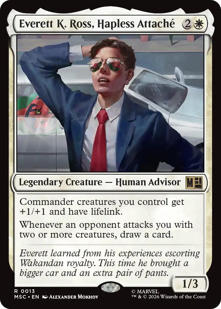 Everett K. Ross, Hapless Attache (Surge Foil) [Marvel Super Heroes Commander] | Devastation Store