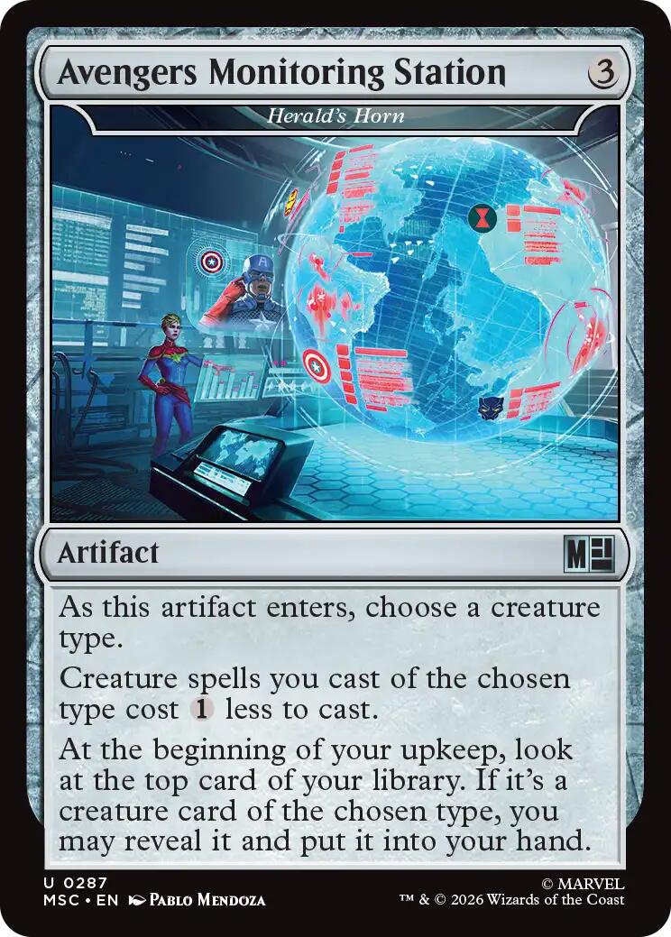 Avengers Monitoring Station - Herald's Horn (Surge Foil) [Marvel Super Heroes Commander] | Devastation Store