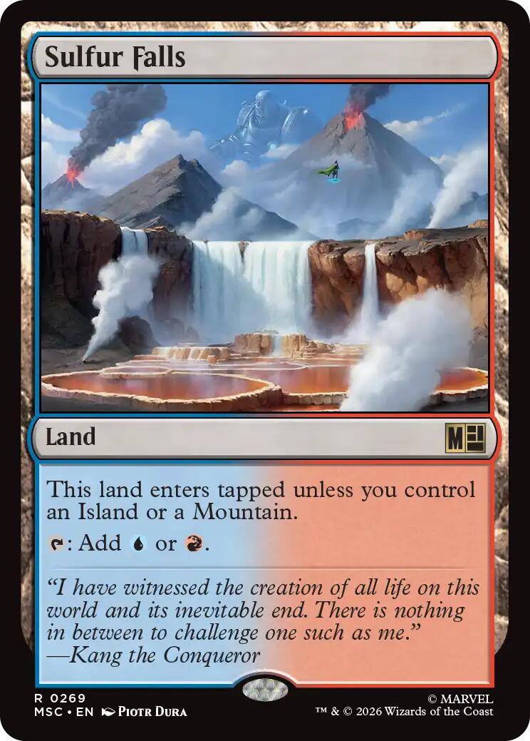 Sulfur Falls (Surge Foil) [Marvel Super Heroes Commander] | Devastation Store