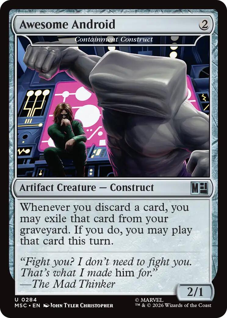 Awesome Android - Containment Construct (Surge Foil) [Marvel Super Heroes Commander] | Devastation Store