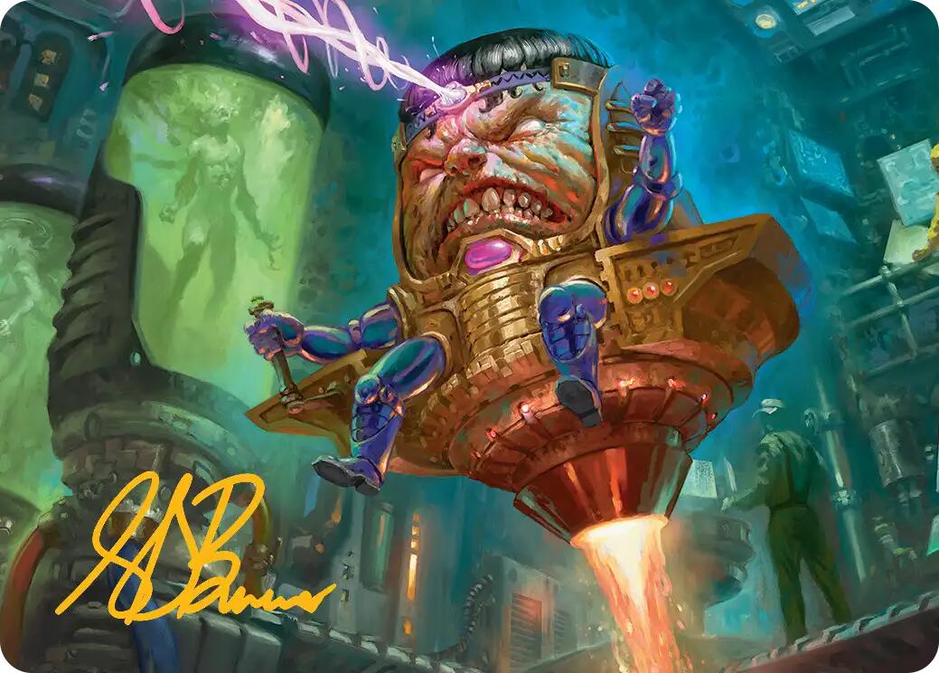 M.O.D.O.K. Art Card (Gold-Stamped Signature) [Marvel Super Heroes Art Series] | Devastation Store