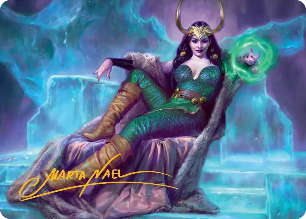 Lady Loki, Agent of Chaos Art Card (Gold-Stamped Signature) [Marvel Super Heroes Art Series] | Devastation Store