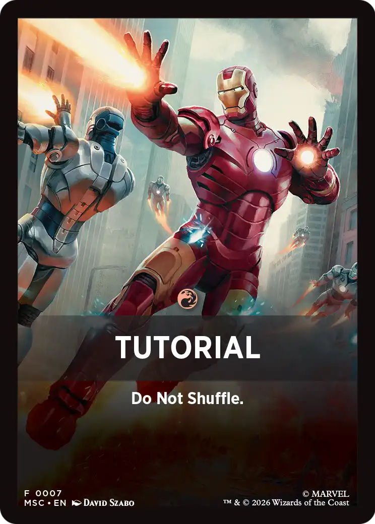 Tutorial Theme Card (0007) [Marvel Super Heroes Commander] | Devastation Store